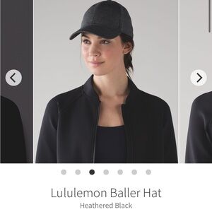 lululemon athletica Heathered Black Baller Hat